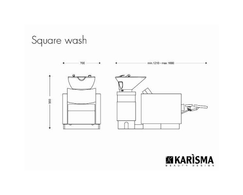 Кресло под мойку SQUARE WASH